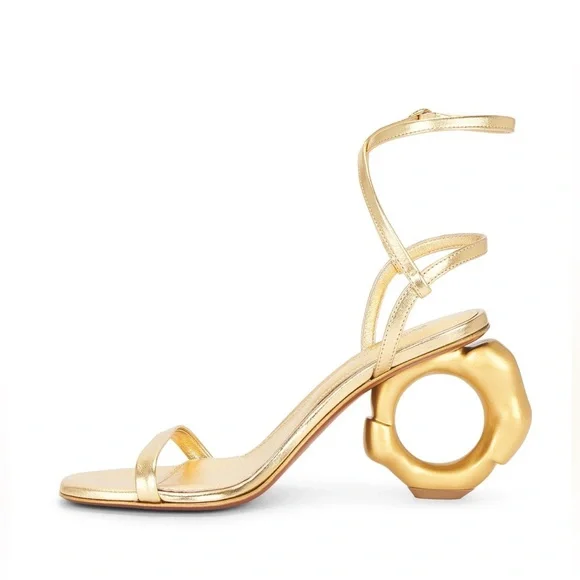 Cult Gaia Circe Sandal in Brass - Picture 6 of 11